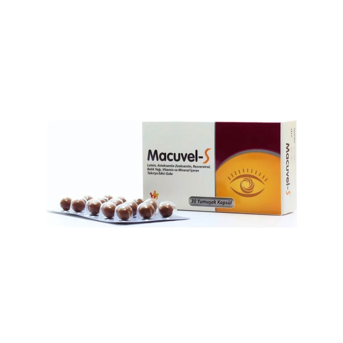 Macuvel-S 30 Yumuşak Kapsül