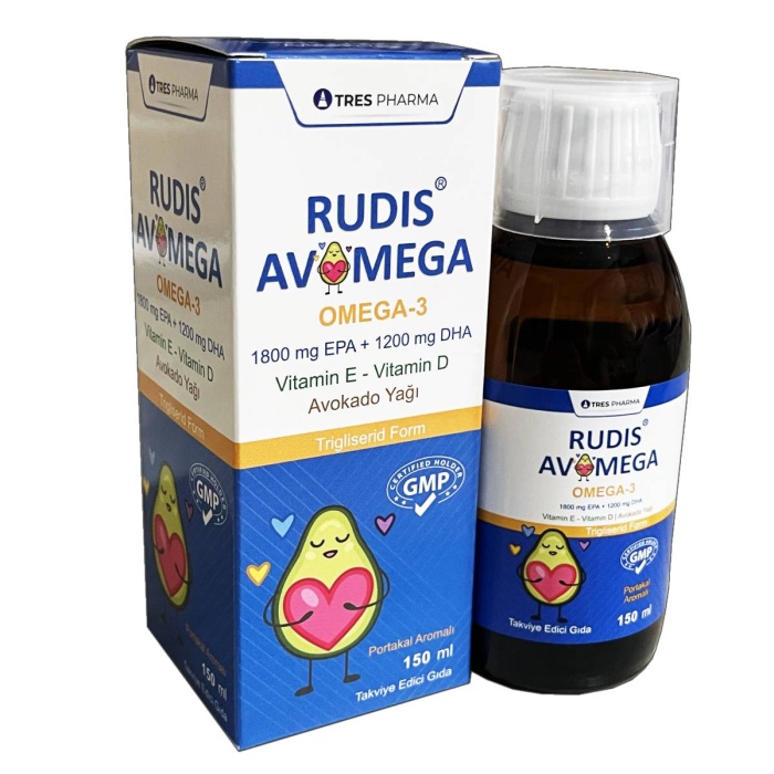 Rudis Avomega Omega 3 Şurup 150 ml