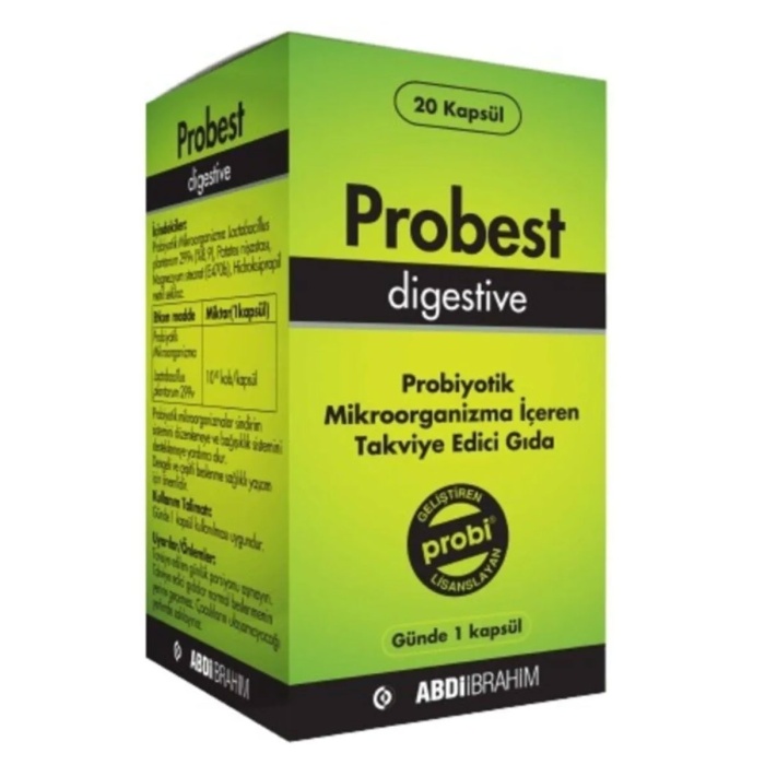 Probest Digestive Probiyotik 20 Kapsül