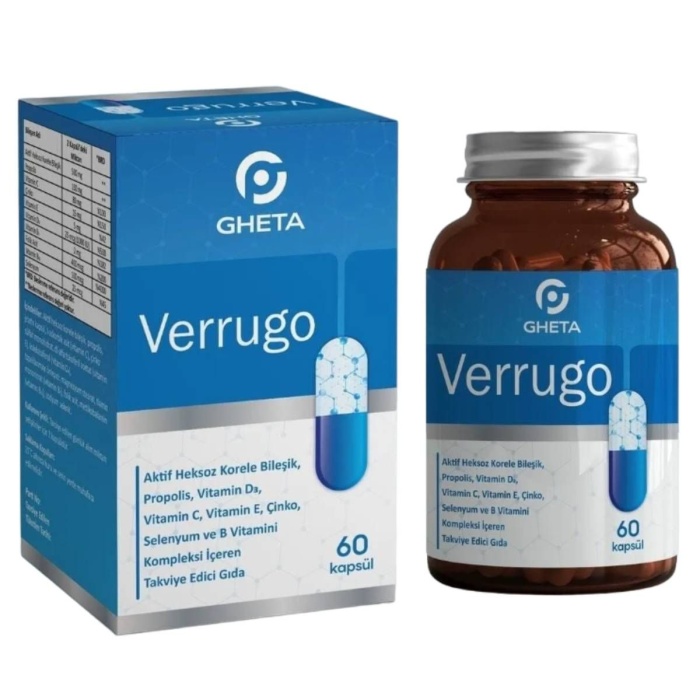 Gheta Verrugo AHCC Propolis Multivitamin 60 Kapsül