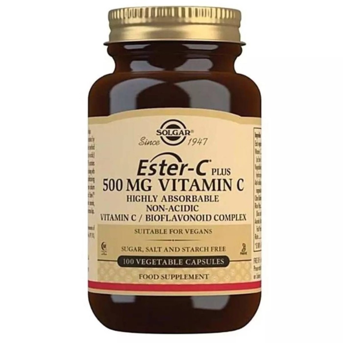 Solgar Ester-C Plus 500 mg 100 Vegetable Kapsül