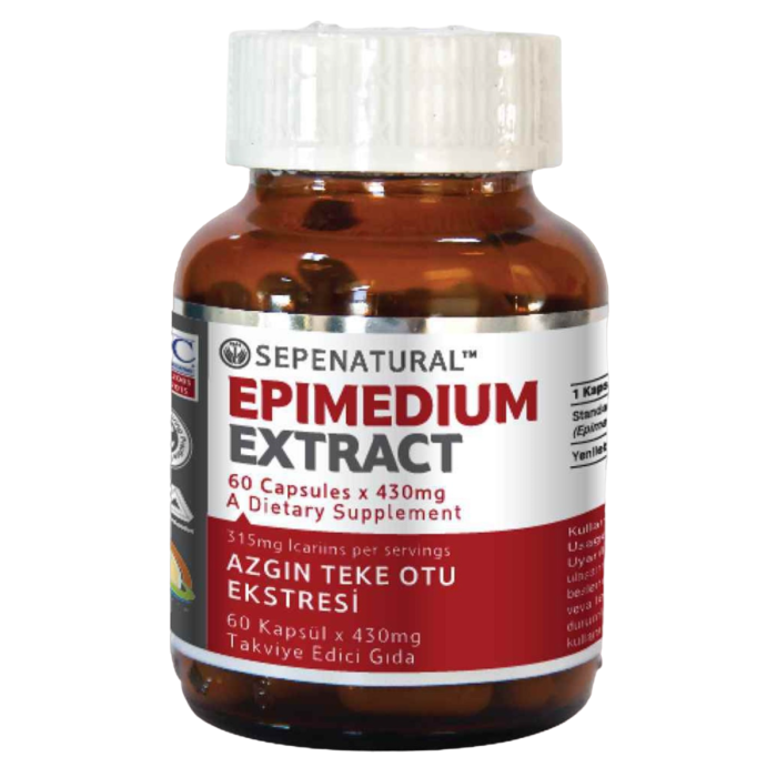 Sepe Natural Epimedium Extract 430 mg 60 Kapsül