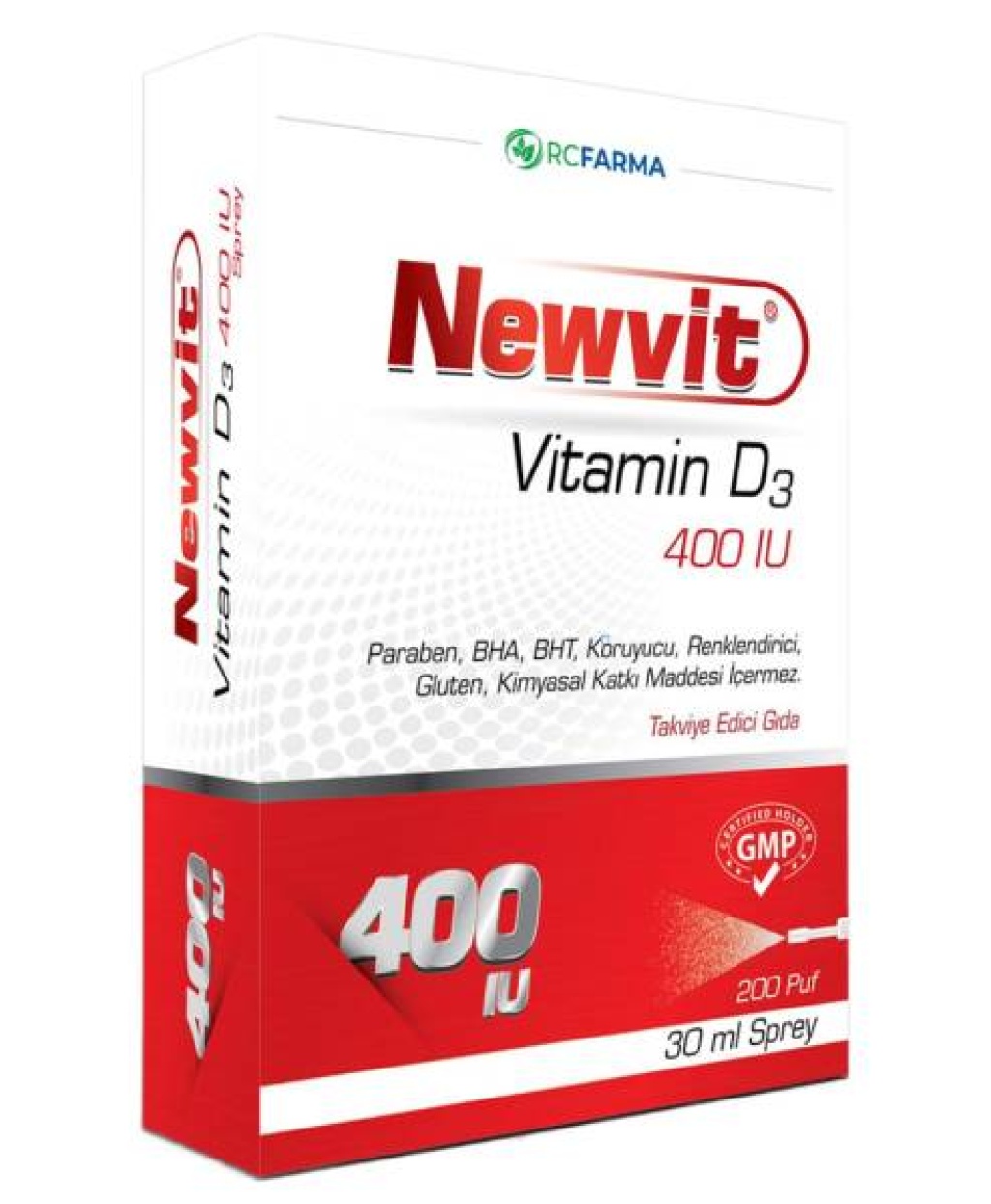 Newvit Vitamin D3 400 IU Sprey 30 ml