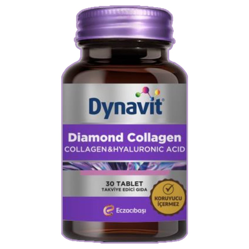 Dynavit Diamond Collagen Hyaluronic Acid 30 Tablet
