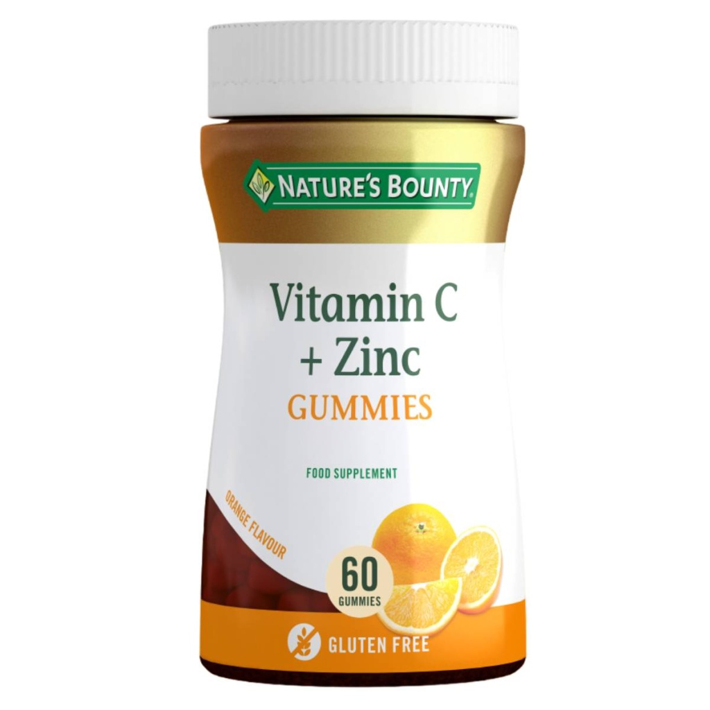 Natures Bounty Vitamin C + Zinc 60 Gummies
