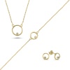 Çember Zirkon Taşlı Set