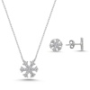 Kar Tanesi Zirkon Taşlı Set