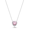 Gümüş 3 Lü Pembe Kalp Pandora Set