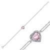 Gümüş 3 Lü Pembe Kalp Pandora Set