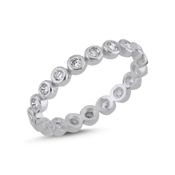 2mm Zirkon Taşlı Tamtur Yüzük