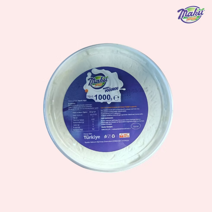 Yoğun Kıvamlı Doğal Manda Yoğurdu