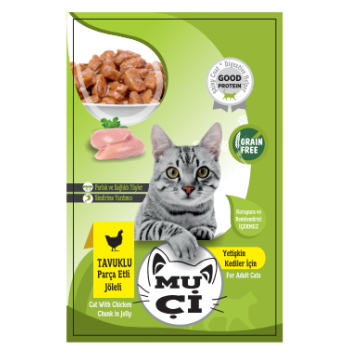 Muçi Pouch Kedi Yaş Mama Tavuklu 85 Gr