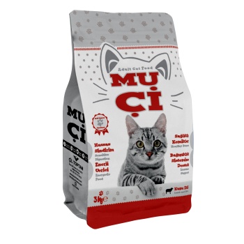 Muçi Kuru Kedi Maması Kuzu Etli 3 Kg