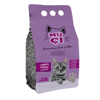 Muçi Premium Kedi Kumu Lavanta Kokulu 5 Lt