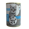 Konserve Kısır Kedi Maması Somonlu 400 gr  x 3 Adet