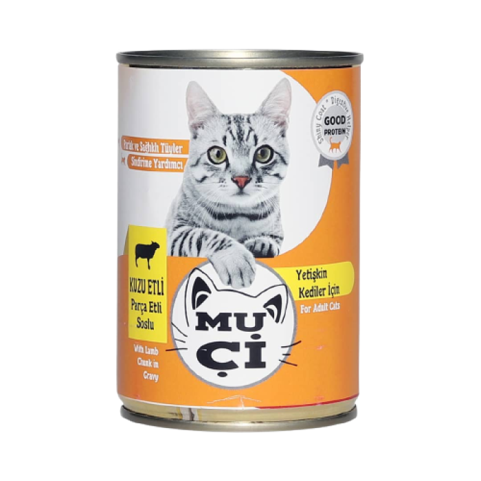 Konserve Kedi Maması Kuzu Etli 400 gr Koli x12 Adet