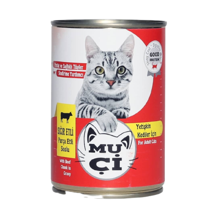 Konserve Kedi Maması Sığır Etli 400 gr