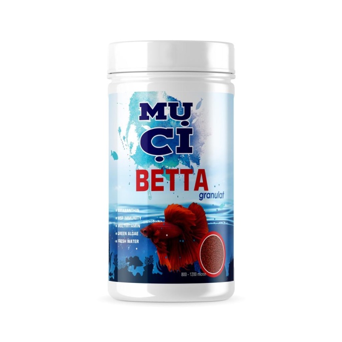 Balık Yemi Betta Granulat 100 ML 12 li Paket