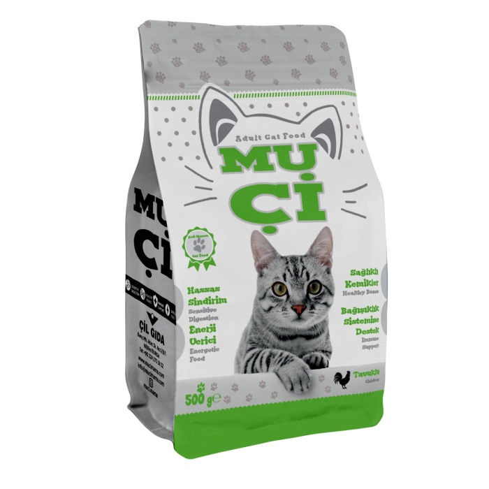 Muçi Kuru Kedi Maması Tavuk Etli 500 Gr