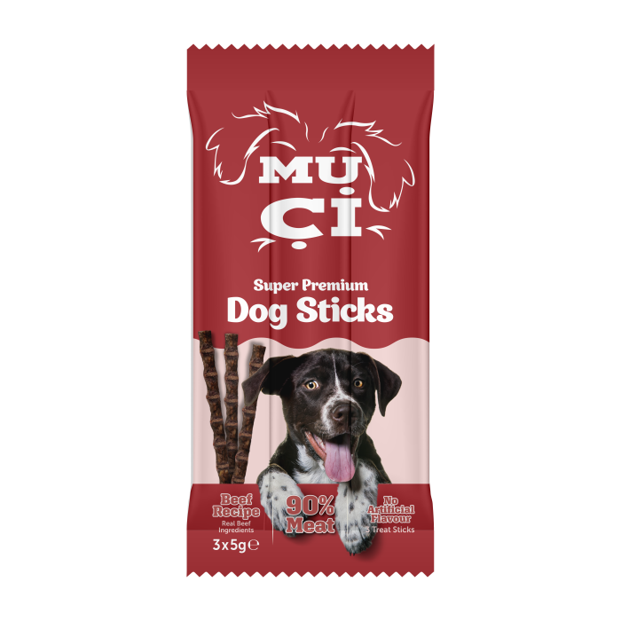 Muçi Köpek Ödül Çubuğu Biftekli Sticks 3 lü