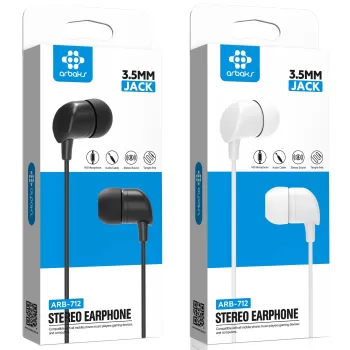 3.5mm Mikrofonlu Kulaklık Arbaks ARB-712 (SİYAH)