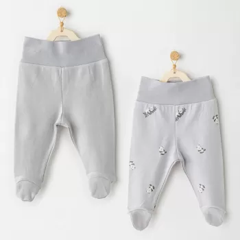 Keep Smiling 2li Pantolon Grey