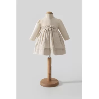 Tongs Baby Elbise 8051 Ekru