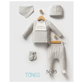 Tongs Baby Classic Bear 5li Hastane Çıkışı 5605 Gri