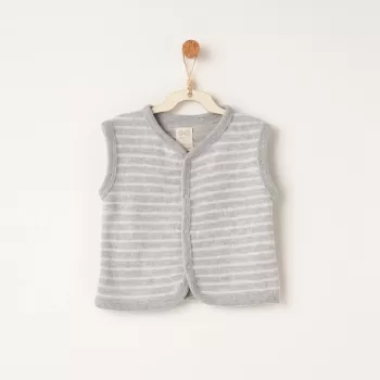 Andywawa Ac26221 Casual Yelek Grey