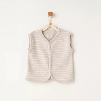 Andywawa Ac26221 Casual Yelek Beige