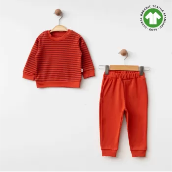 Eslenza Baby Organik 2li Takım 0054 Kiremit