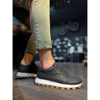 Knack Günlük Ayakkabı 002 Kapitone Siyah