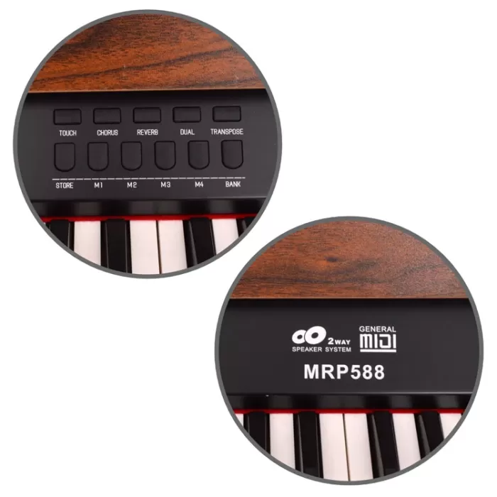 Dijital Piyano Manuel Raymond Ceviz MRP588WN