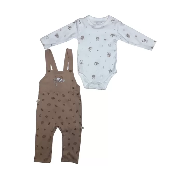 Bibaby Biorganic Love  Our Earth Salopet 60786 Mocha