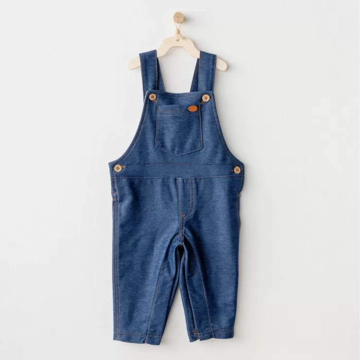 Andywawa Ac25934 Casual Bebek Salopet İndigo