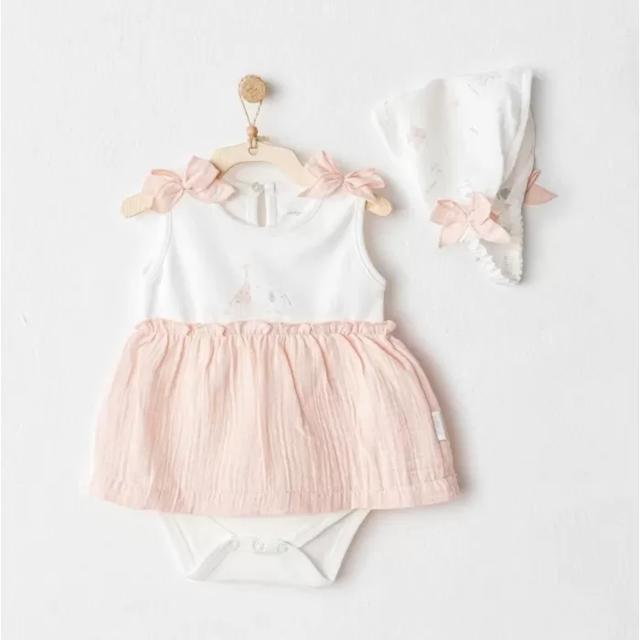 Love Family Bebek Elbise Takım Salmon