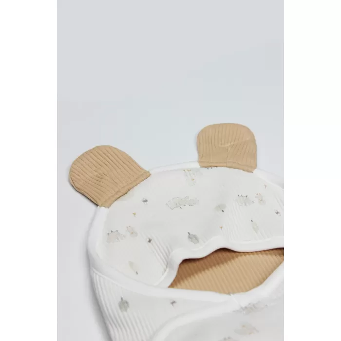 Always Dream Organik Bel Destekli Kundak 75101 Ekru Gri Siyah