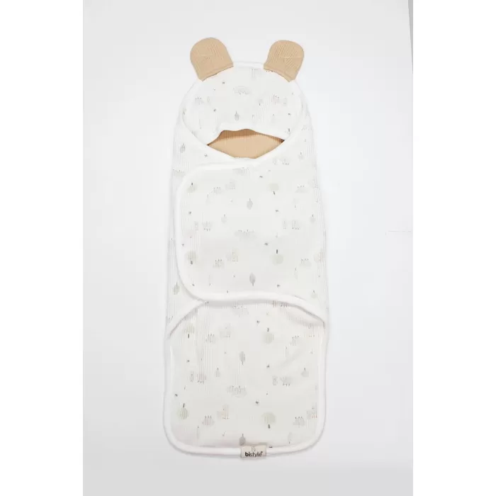 Always Dream Organik Bel Destekli Kundak 75101 Ekru Gri Siyah