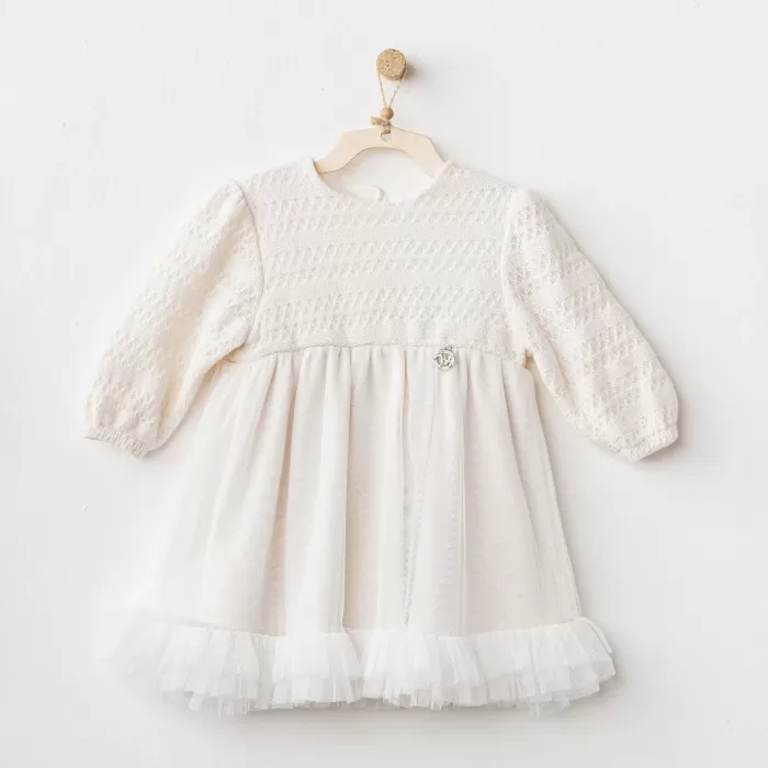 Wawa Exclusive Elbise Ekru