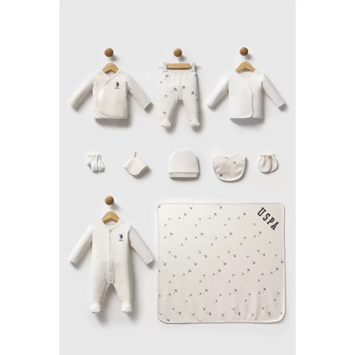 U.s. Polo Assn Hastane Cıkısı 10’lu Set Usb2602 Ekru