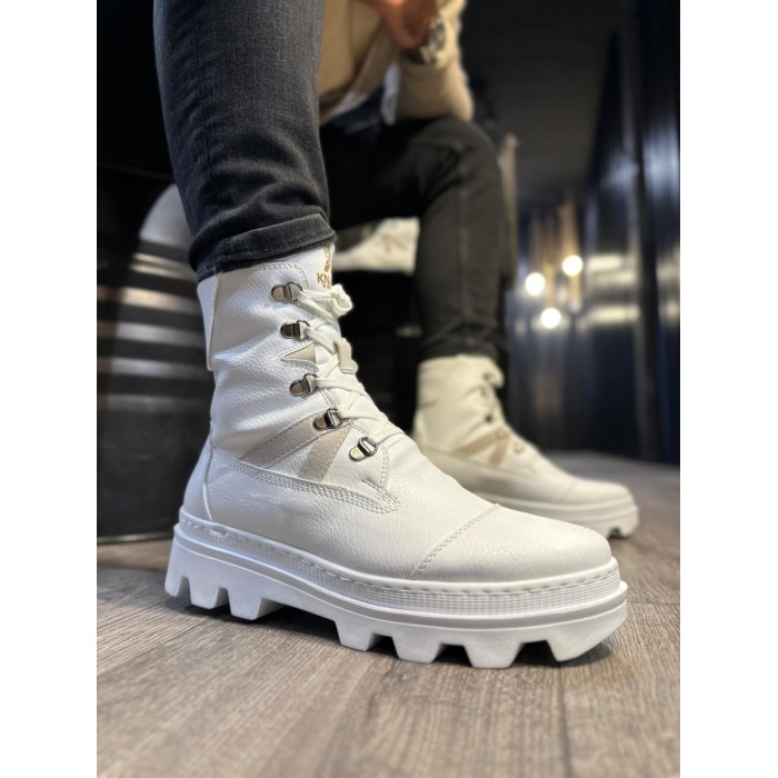 Knack Erkek Spor Bot B14 Beyaz