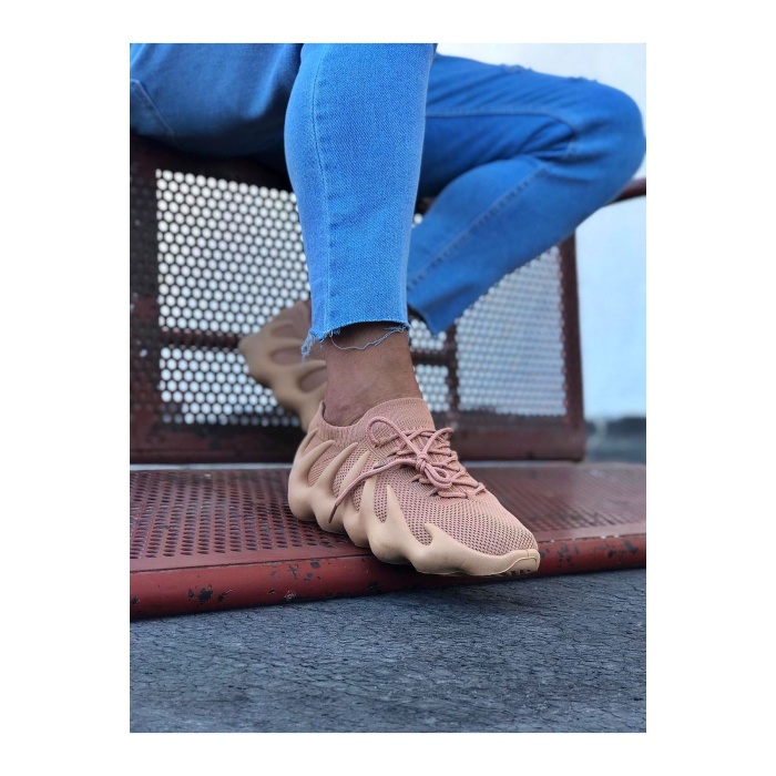 Wagoon WG300 Taba Triko Sargı Taban Casual Erkek Ayakkabı