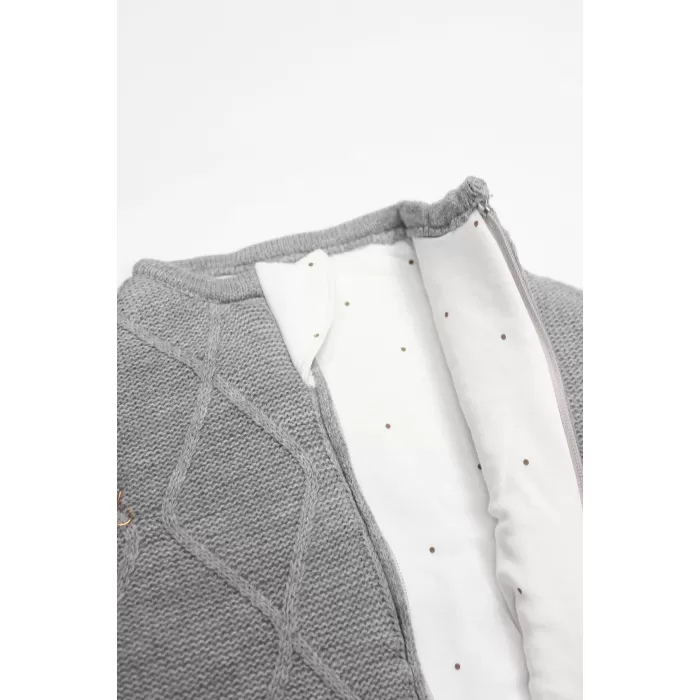 Bistyle Baby İn Swadding Triko Kundak 75108 Gri