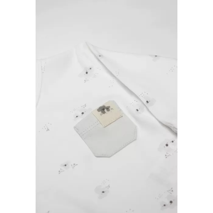 Bistyle 3lü Zıbın Takım Lıttle Koala 13109 Gri