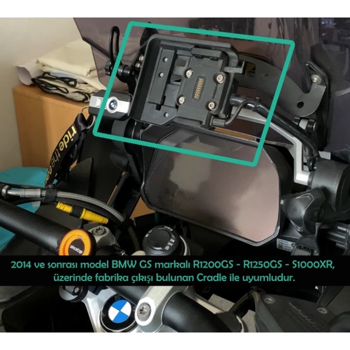 BMW R1200GS - R1250GS uyumlu Ride Play 5-7 montaj seti