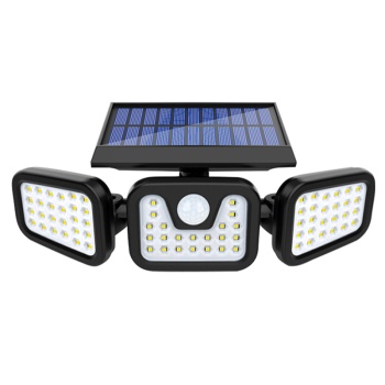 MX-W771A SENSÖRLÜ 3 MODLU 74 LEDLİ SOLAR AYDINLATMALI DUVAR LAMBASI (4767)