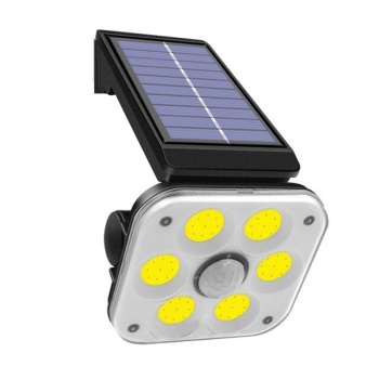 LF-1750A 54 COB LEDLİ 3 MODLU SENSÖRLÜ SOLAR İNDİKSİYON DUVAR LAMBASI (4767)
