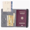ALMANYA KAPAKLI SUNİ DERİ PASAPORT KILIFI CÜZDANI (RFID ENGELLEYİCİ) (4767)