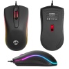 EVEREST SM-M9 1000 DPI USB RGB RAİNBOW LEDLİ SİYAH 3D OPTİK LED MOUSE (4767)