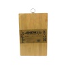 AHŞAP KOYU BAMBU KESİM PANOSU METAL KULPLU 18X28CM (4767)